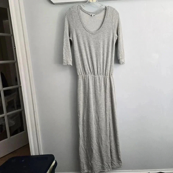 Splendid Long Sleeve Maxi Dress Gray Size Medium - Picture 1 of 8